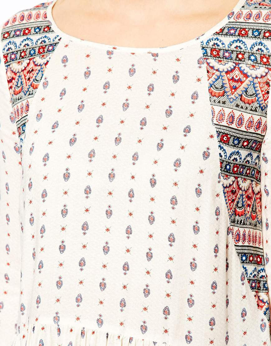 3/4 Sleeve Peplum Top Thumbnail