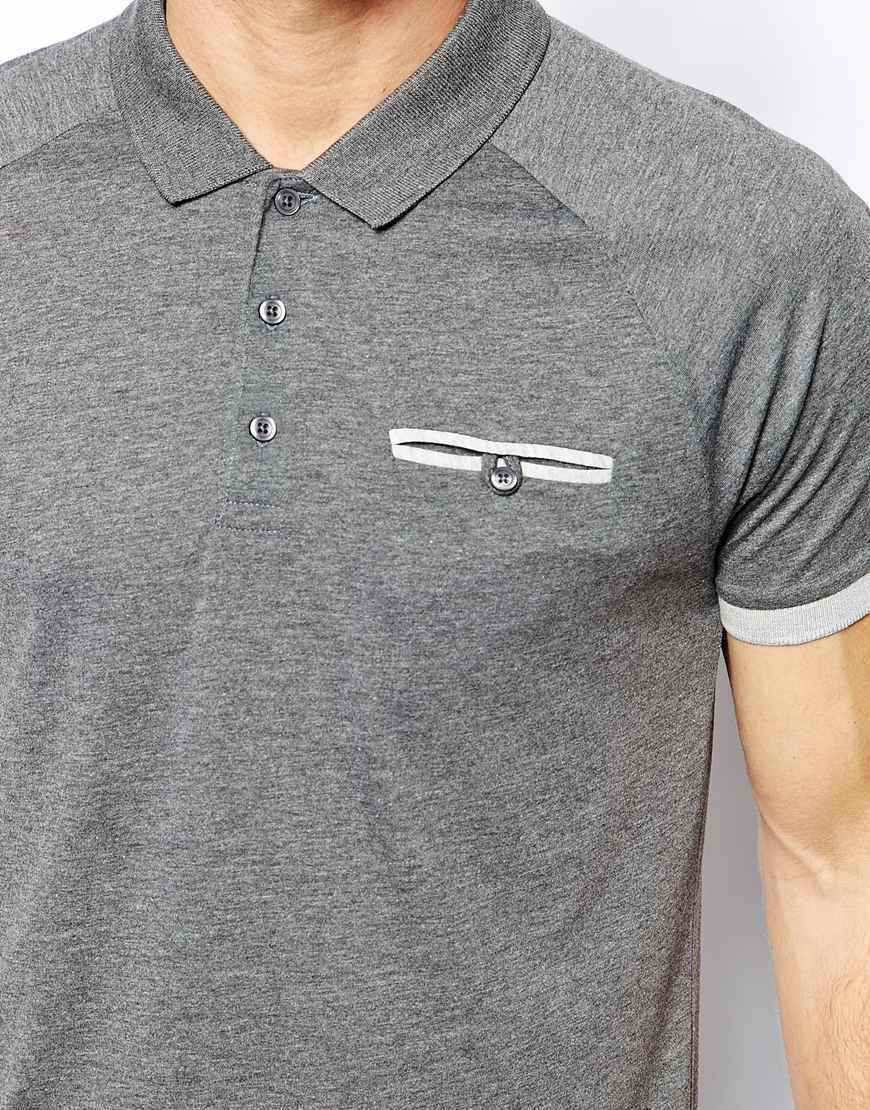 Polo with Contrast Color Pocket Thumbnail