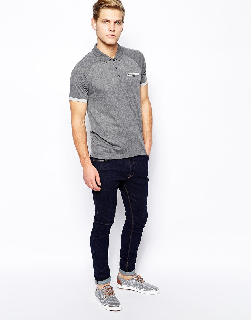 Polo with Contrast Color Pocket Thumbnail